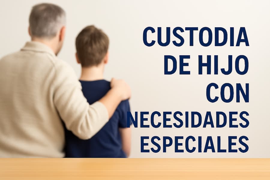 separación mutuo acuerdo hijo necesidades especiales