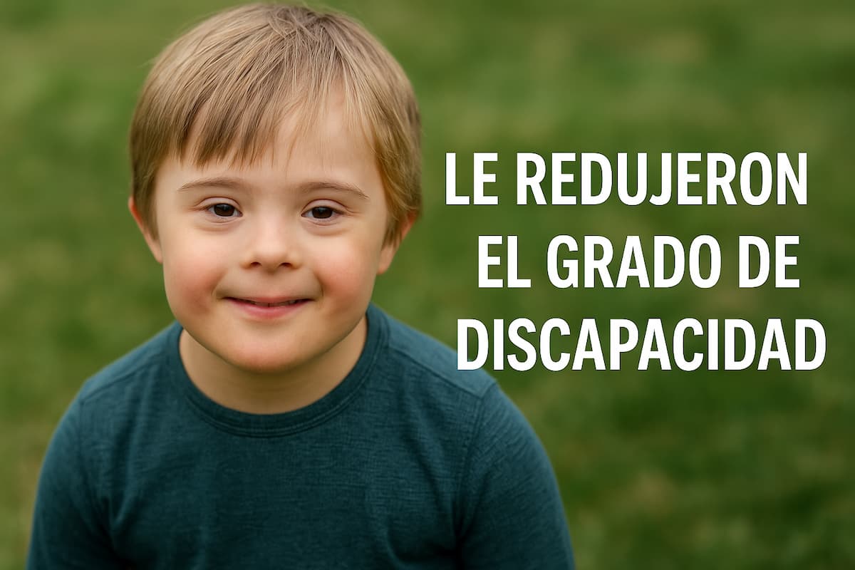 reducción de grado de discapacidad